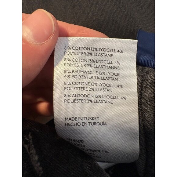 NEW Anthropologie Pilcro Demilune Cargo Bootcut Black Mid-Rise Denim Jeans 24 - Picture 10 of 16